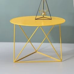 Epidia Accent Table (Yellow)