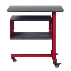 Cargo Accent Table W/ Wall Shelf (Red) -Professional Furniture Discount Store AC00361 accent table 3