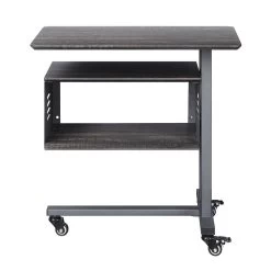 Cargo Accent Table W/ Wall Shelf (Gunmetal) -Professional Furniture Discount Store AC00362 accent table 3