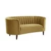 Millephri Loveseat (Olive Yellow)