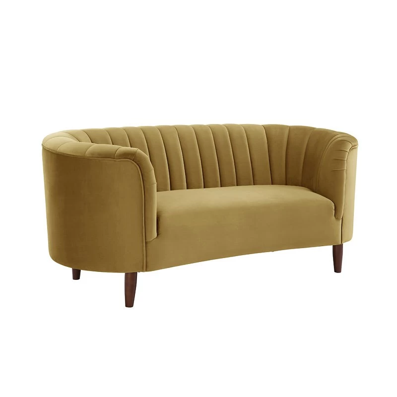 Millephri Loveseat (Olive Yellow) 1 Millephri Loveseat (Olive Yellow)