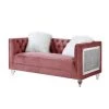 Heiberoll Loveseat (Pink)