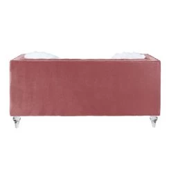 Heiberoll Loveseat (Pink) -Professional Furniture Discount Store LV00328 loveseat 5