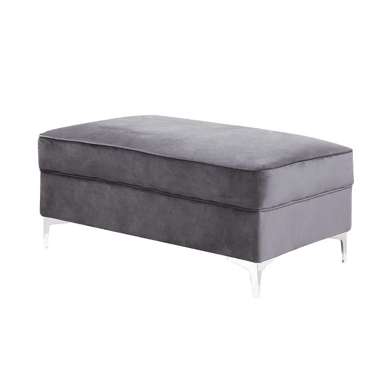 Bovasis Ottoman (Gray) 1 Bovasis Ottoman (Gray)