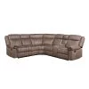Dollum Reclining Sectional (Chocolate)