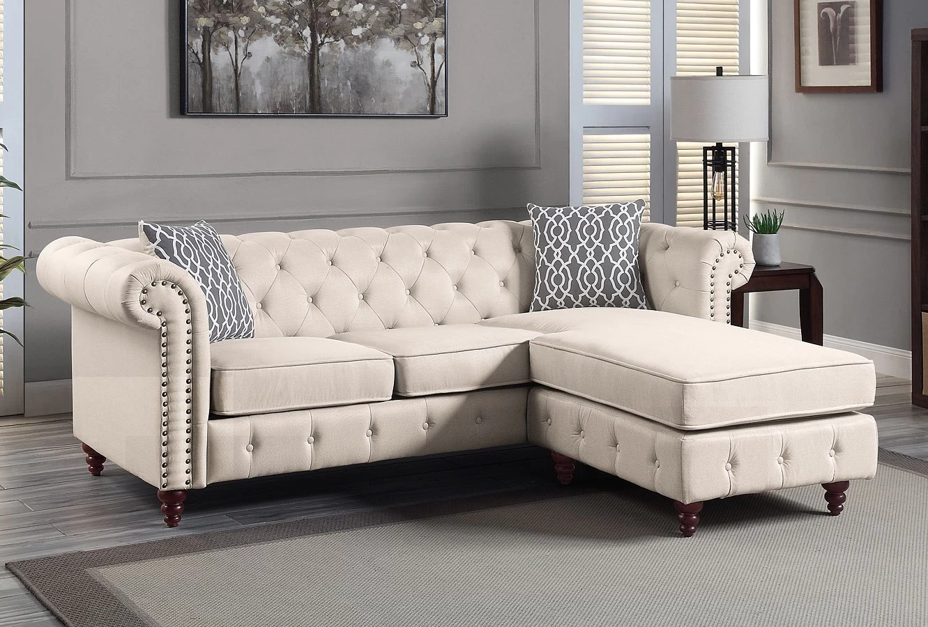 Waldina Reversible Sectional (Beige) 2 Waldina Reversible Sectional (Beige) - Image 2