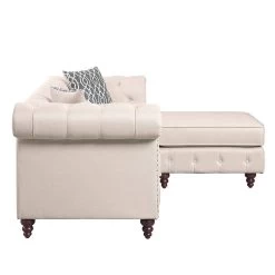 Waldina Reversible Sectional (Beige) 8 Waldina Reversible Sectional (Beige) -Professional Furniture Discount Store LV00643 sectional 4