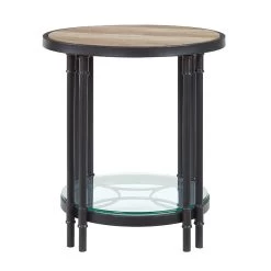 Brantley Glass Shelf End Table -Professional Furniture Discount Store LV00752 end table 3