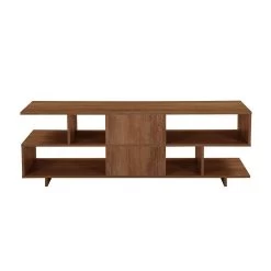 Abhay TV Stand (Walnut) 7 Abhay TV Stand (Walnut) -Professional Furniture Discount Store LV00793 tv stand 4