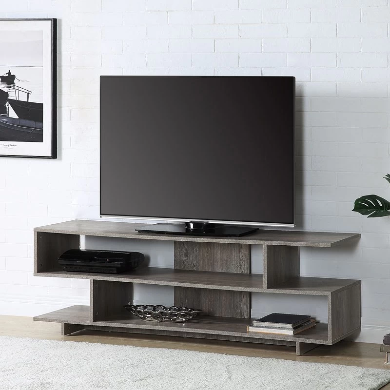 Abhay TV Stand (Grey Oak) 2 Abhay TV Stand (Grey Oak) - Image 2