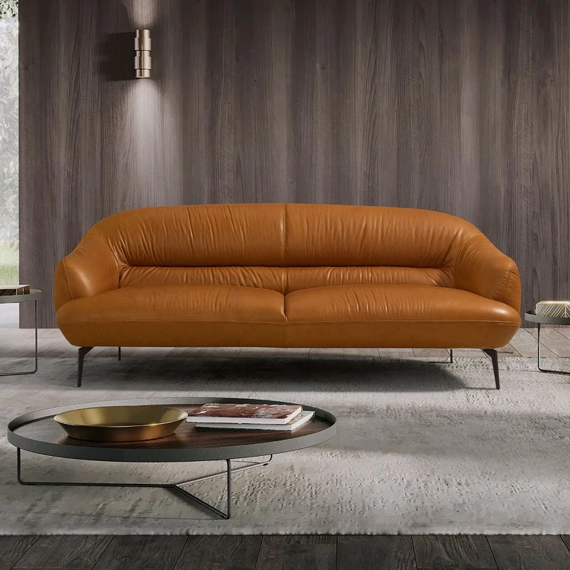 Leonia Sofa (Cognac) 2 Leonia Sofa (Cognac) - Image 2