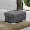 Acoose Storage Ottoman (Gray)