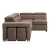 Acoose Sleeper Sectional (Brown)