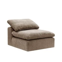 Naveen Modular Armless Chair (Beige)