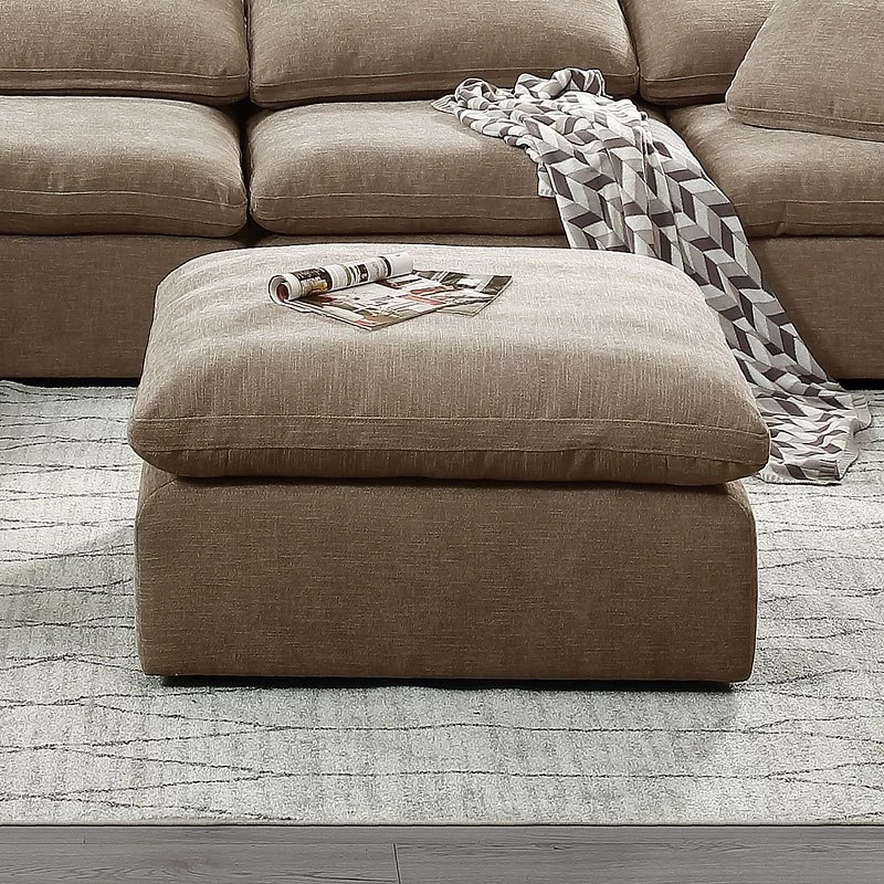 Naveen Modular Cocktail Ottoman (Beige) 2 Naveen Modular Cocktail Ottoman (Beige) - Image 2