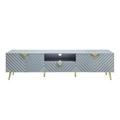 Gaines TV Stand (Gray) -Professional Furniture Discount Store LV01134 tv stand 3