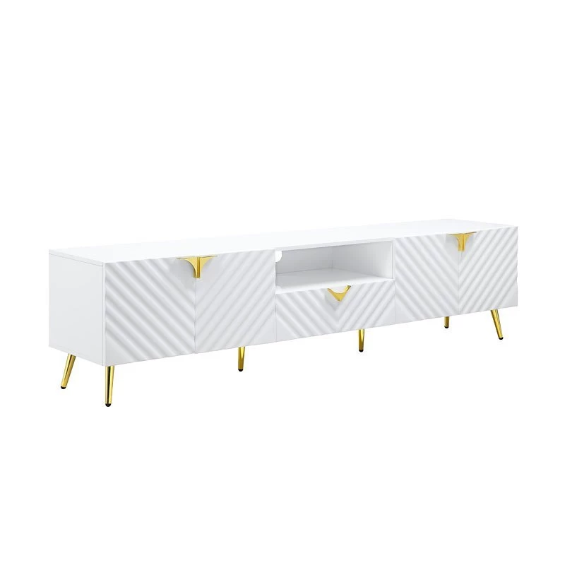 Gaines TV Stand (White) 1 Gaines TV Stand (White)