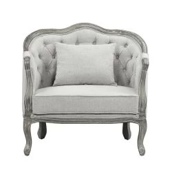 Samael Chair (Gray Oak) -Professional Furniture Discount Store LV01163 chair 3