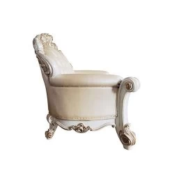 Vendome Champagne PU Loveseat (Antique Pearl) -Professional Furniture Discount Store LV01325 loveseat 4