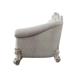 Vendome II Ivory Fabric Sofa (Antique Pearl) -Professional Furniture Discount Store LV01329 sofa 4