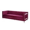 Heibero Sofa (Burgundy)