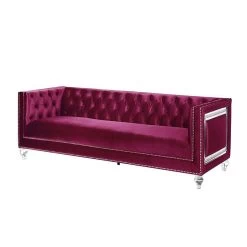 Heibero Sofa (Burgundy)