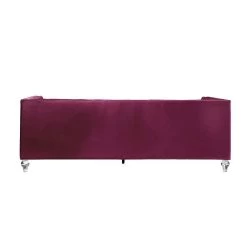 Heibero Sofa (Burgundy) 7 Heibero Sofa (Burgundy) -Professional Furniture Discount Store LV01400 sofa 4