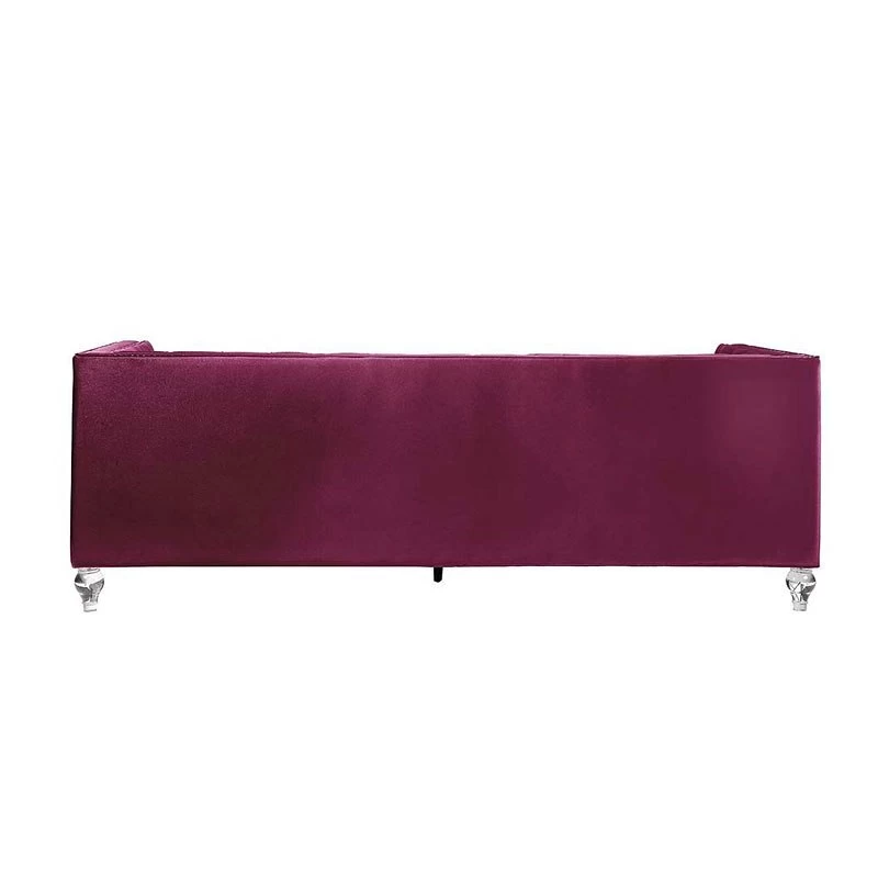 Heibero Sofa (Burgundy) 4 Heibero Sofa (Burgundy) - Image 4