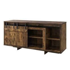 Bellarosa TV Stand (Rustic Oak) -Professional Furniture Discount Store LV01441 tv stand 4