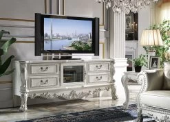 Dresden TV Stand (Antique White)